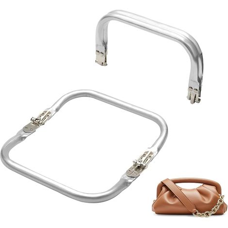 Stück Karabinerhaken-Taschenverschluss für Taschen, U-förmiger Clutch-Taschenverschluss, Innengriff, Aluminium-Haken-Taschenverschluss für Geldbörsen, Beutel und DIY-Projekte (160 90 mm) (1/5)