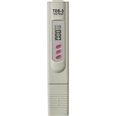 Testeur Tds - Ecran Lcd - Plage 0-9999 Ppm - Résolution 1 Ppm - Pour Eau Potable Aquarium Hydroponique Piscine Spa - 1 Pièce (1/5)
