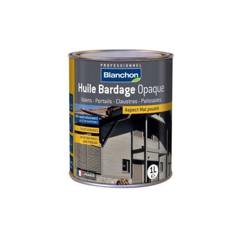 Saturateur bardage opaque - anthracite - 1 litre - BLANCHON