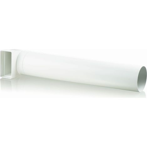 Chicane avec tube pour conduit de ventilation 100 mm