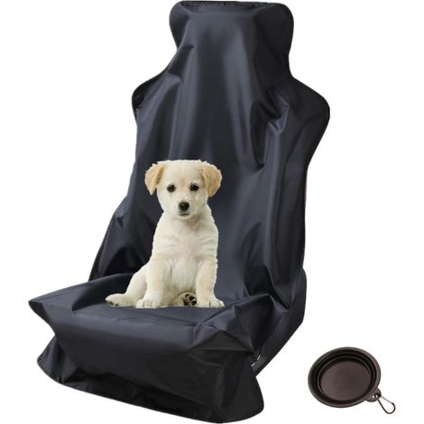 Universal Car Front Seat Cover for Dogs, Car Protective Cover for Pet - Waterproof, Non-Slip, Scratch-Resistant, Anti-Wear Dog Seat Cushion (1/5)