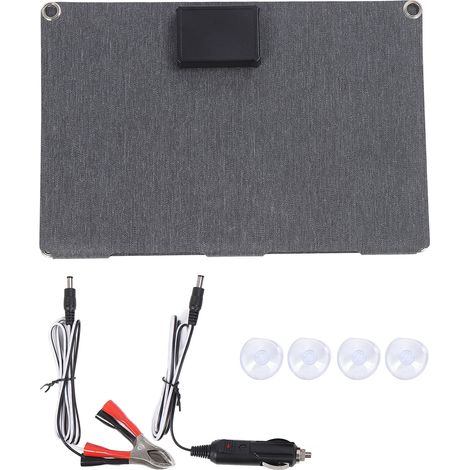 Chargeur de panneau solaire 30W 12V 2,5a, étanche, pliable, Portable, pour randonnée, Camping, voyage
