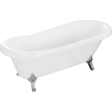 Mexen Retro baignoire autonome 170 x 75 cm, Blanc, pieds Chrome - 53251707500-00 (1/5)