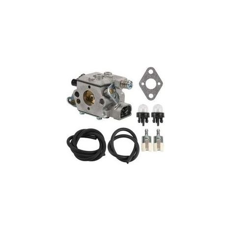 Kits de carburateur pour tronçonneuses ECHO CS3000 CS3400 CS3450 CS300, comprenant carburateur, joint, filtre à carburant et tuyaux, ainsi que d'autres pièces de rechange et accessoires. (1/4)
