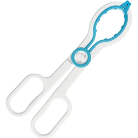 1pièce Pince Anti-dérapante Pour Bouteille De Lait Clamp Pratique Pour Nourrissons Outil De Prise Main Ergonomique Couleur Bleue