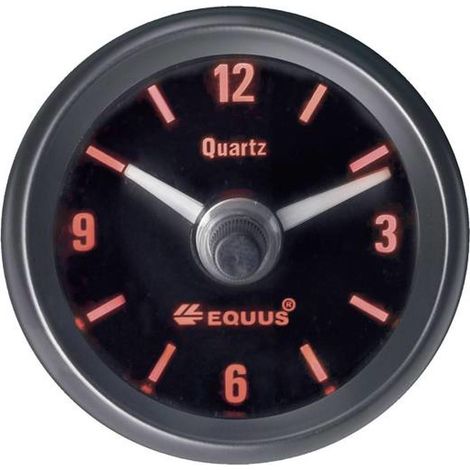 [NEUWERTIG] B-Ware Equus Quarz Uhr Analog Mit 4 Farbigen Leds 52 Mm  Kfz Einbauinstrument792