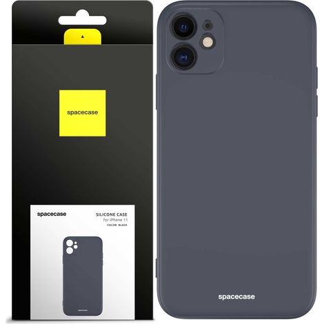 Spacecase Silikonhülle für iPhone 11, schwarz (1/5)