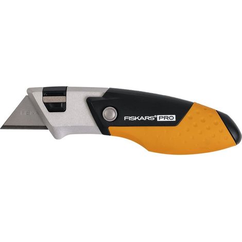 Coltello pieghevole Fiskars 1062939 lama CarbonMax doppia sicurezza (1/5)