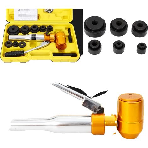 Kit de Perceuse Hydraulique, Design Ergonomique, Construction Durable, Jaune (1/5)