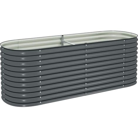 Maison Exclusive - Garten-Hochbeet 240 x 80 x 81 cm Verzinkter St (1/5)