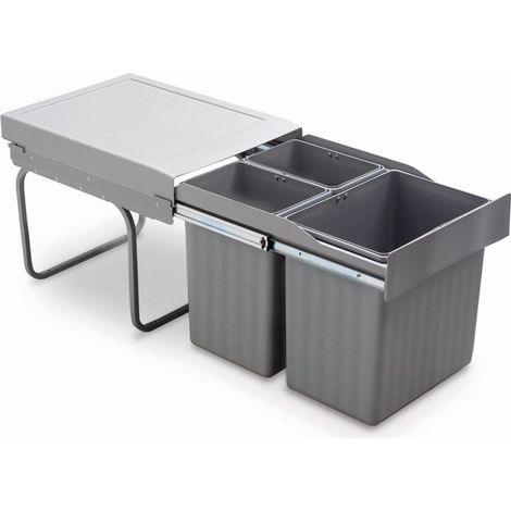 Linea 292 400mm separatore rifiuti 1x16l+2x7,5l SANS MARQUE