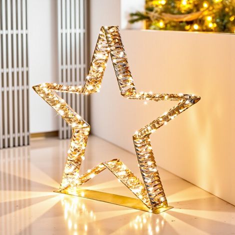 Grand LED Standing Star Decoration