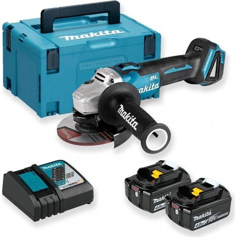 Meuleuse d'angle 18V LXT Ø125 mm (2x4,0 Ah) en MAKPAC - DGA504RMJ (1/5)