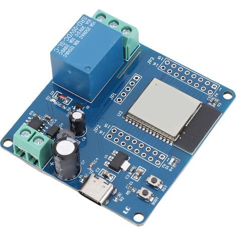 Module Relais 1 Voie Carte Dev Bluetooth 4 Modes Fonctionnement Reseau WiFi et Reinitialisation Usine (1/5)