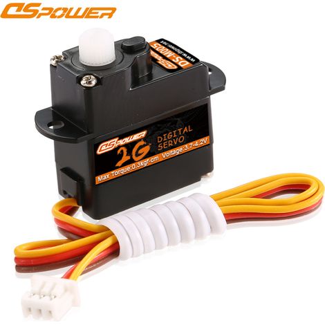 2G-Servomotor, JST1.25-Schnittstelle, Servomotor für F3P-Modellflugzeuge, Hochgeschwindigkeits-Servomotor für kleine Spielzeugdrohnen, Klemmservomotor (1/5)