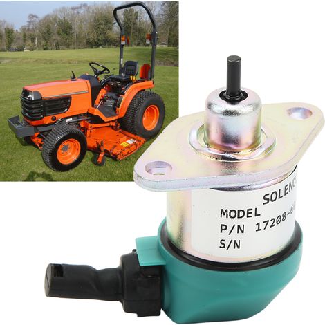 Das Kraftstoffabsperr-Magnetventil ist für Kubota V1505 V1305 D1005 D1105 D905 Motoren geeignet (Teilenummer: SGDL-9601). (1/5)