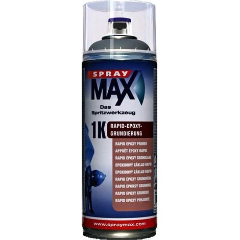 Bombe aérosol - Apprêt époxy rapide - Gris - Automobile - 1K Spray max (1/2)