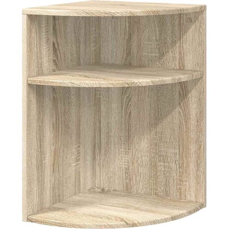 End Table Sonoma Oak 39.7 x 39.7 x 60 cm Engineered Wood vidaXL