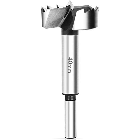 Mèche Forstner 40 mm – Forstner pour bois, embouts Forstner avec tige ronde, accessoires pour perceuse (1/5)