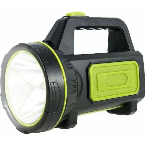 Lampe Torche Led Ultra Puissante Rechargeable USB 135000 Lumens 6000 mah avec Lumière Latérale Lampe de Poche Etanche Haute Puissance pour Urgence Randonnée Camping Chas
