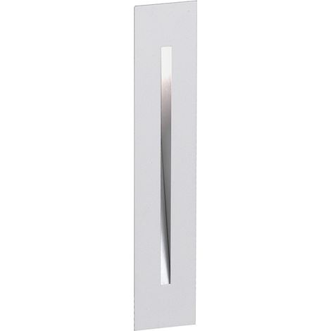 REQ Lampe de balisage LED verticale 3,5W 3000K CRI90 IP40 - Spot encastrable mural blanc pour plaques de plâtre et maçonnerie - Rossini Illuminazione (1/4)