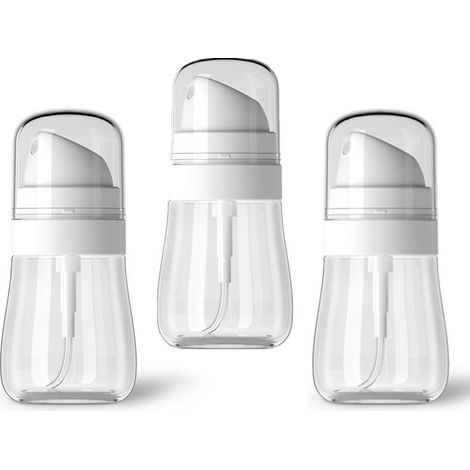 3 mini flacons pulvérisateurs, petit flacon transparent amélioré 50 ml