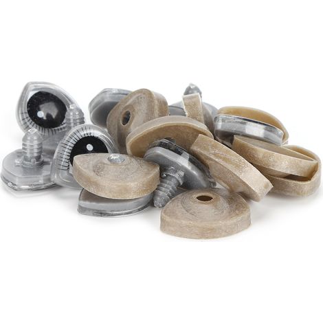 10 Sets Doll Cartoon Eyes Plastic Resin Stereoscopic Animal Plush Toy Making Accessories17x20MM(10pcs/bag) (1/5)