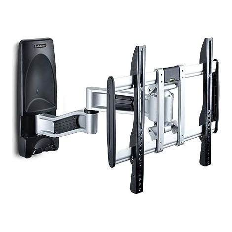 StarTech.com TV-WALL-MOUNT-65FS TV-Halterung 165,1 cm (65") Schwarz, Silber