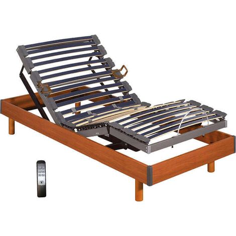 Sommier articulé en bois Futurlam Pikolin sans fil 90x200 cm