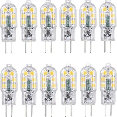 Lampadine LED G4, confezione da 12, luce bianca calda [JSR]FY-AquaForge (1/5)