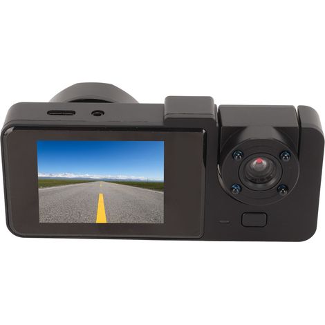 Caméra Voiture Professionnelle 2.0 Pouces Écran IPS HD 1080P Détection Intelligente de Mouvement Surveillance Stationnement 3 Objectifs Enregistreur A2