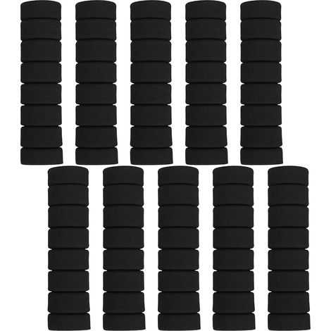 de protection antistatique pour poignées de porte noire lot (1/5)