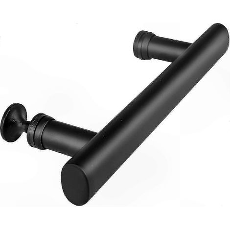 Schwarzer Edelstahl-Duschtürgriff, 145 mm Achsabstand, Ersatz für Schiebetüren in Duschkabinen (1/4)