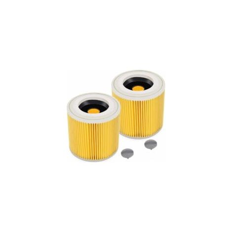 ZVD-Starlight Lot de 2 filtres à cartouche pour Wd3 Premium Wd2 Wd3 Wd3p Wd3 Mv2 Mv3 Filtre Wd3 Filtre de rechange pour aspirateur Krcher 6.414-552.0/6414552 - Crezuo (1/4)