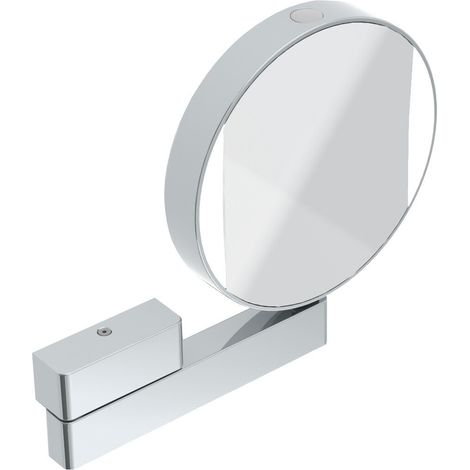 Espejo de maquillaje y afeitado emco LED, con espejo en ambos (1/5)