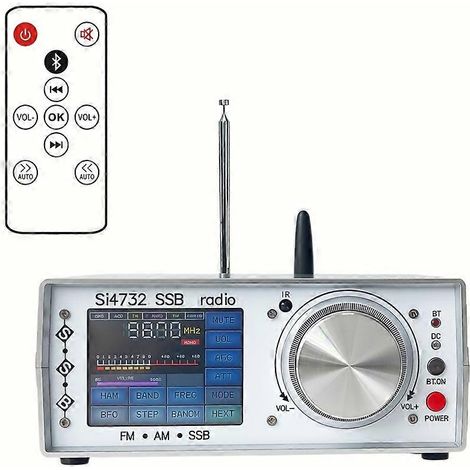 Récepteur radio pleine bande ATS-25 SI4732 (FM LW MW SW SSB) 64-108 MHz, écran tactile de 2,8 pouces (1/5)