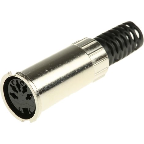 Connecteur DIN RS PRO, 5 contacts, Femelle, Montage sur câble, A visser ( Prix pour 1 ) (1/2)