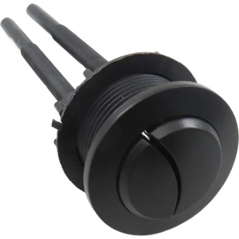 Bouton de toilette Tige de Valve ronde noire, bouton toilette (1/5)