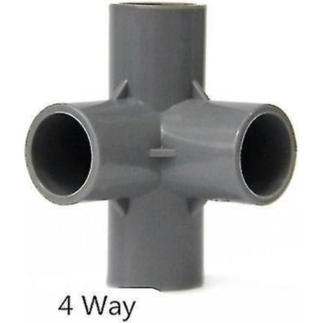 Raccords de tuyau PVC 3, 4, 5 ou 6 voies, répartiteur 20-50 mm, adaptateur pour tuyau d'arrosage, bricolage, joint d'étagère 20 mm x 20 mm (1/5)