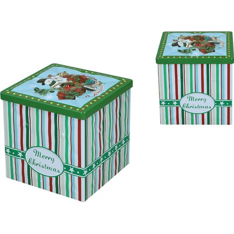 boîte en métal pour pain d'épice de Noël (1/2)