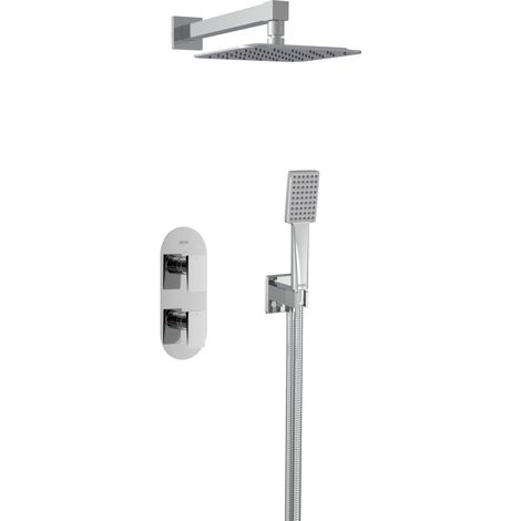 Bristan Tangram Concealed Dual Control Shower Pack2 Chrome