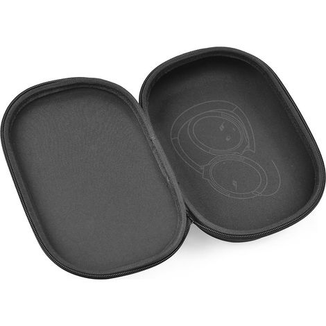 (noir)geekria Tui Rigide Pour Casque Jbl Tune 600 Btnc, Live 400bt, Tune 500bt, T450bt, E45bt, Tui Housse De Transport, Coque De Protection De Voy (1/5)