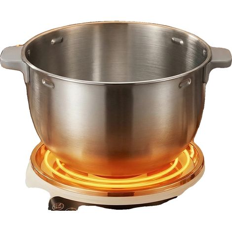 Batidora de masa, capacidad de 5 litros, potencia de 200 W, acero inoxidable, amasado automático, fermentación a temperatura constante. (1/5)