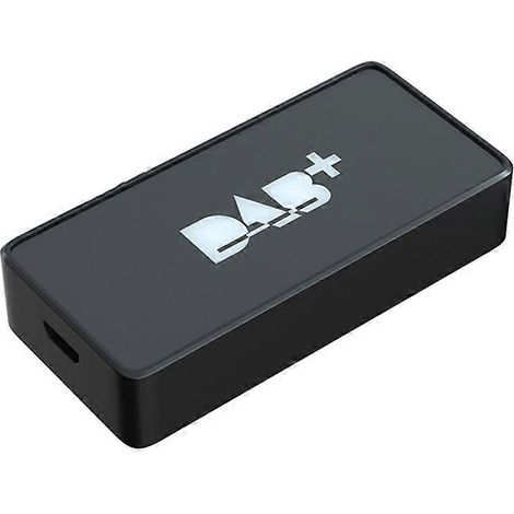 Boîtier DAB+ pour voiture, récepteur de signal numérique DAB+ avec antenne et interface USB, portable pour autoradio Android.