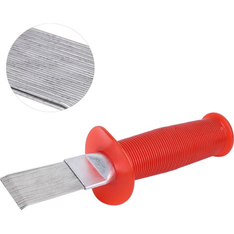 Outil de réparation et de nettoyage manuel pour ailettes de climatiseur, peigne pour serpentin de condenseur, en acier inoxydable (1/5)