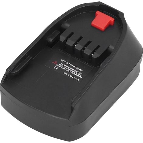 Adaptateur Convertisseur Batterie pour Bosch BAT618 18V Li-Ion, Outil Électrique BOSB18C, Chargeur de Secours, Connecteur Universel (1/5)