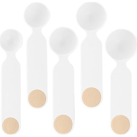 Set cuillères doseuses précises pour pâtisserie, cuisine et portion pour équipement et aménagement (1/5)