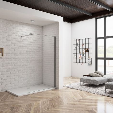 Acezanble Paroi de douche 50x200cm en 8mm verre anticalcaire (1/5)