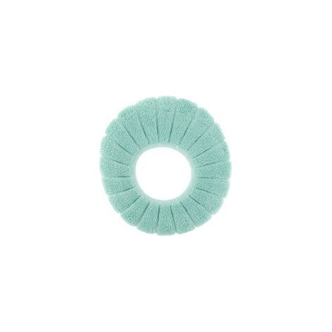 Housse de siège de toilette lavable – Verte – Coussin de WC chaud et confortable, usage universel (1/5)