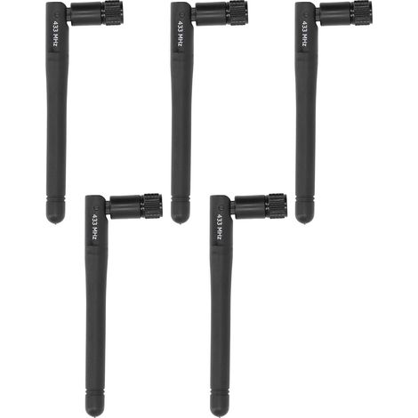 Lot de 5 antennes pliables omnidirectionnelles à gain élevé pour système de transmission sans fil 433M (1/5)